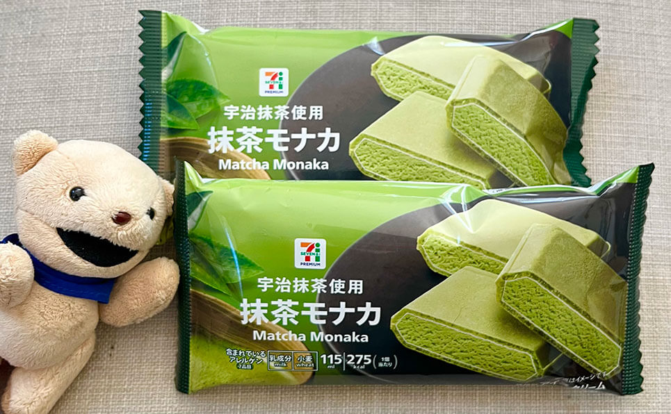 7プレミアム 抹茶モナカ 新発売🍵🍵🍵 渋味と香りがバランス良く調和