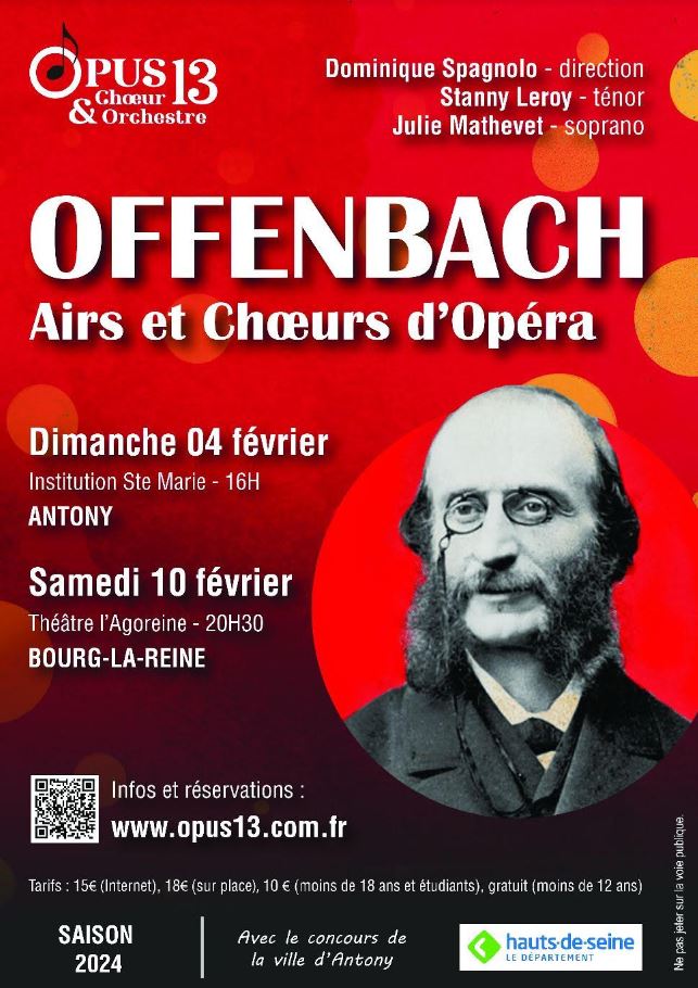 📢Concert Offenbach à l'Agoreine <a href="/Ville_de_blr/">Bourg-la-Reine</a> le samedi 10/2 soir !
Pour réserver: helloasso.com/associations/o…

<a href="/Alice_Ned/">Alice Ned</a>
<a href="/Kergo92/">Cédric NICOLAS</a>
<a href="/IClissonRusek/">Irena CLISSON RUSEK</a>
<a href="/josephhayar/">Joseph Hayar</a>
<a href="/hpmelone/">Henry-Pierre MELONE</a>