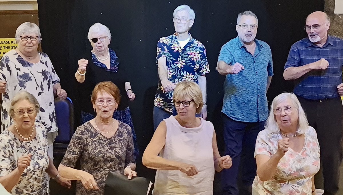 Community choir Singing for Pleasure led a lovely singing assembly at All Saints Junior School yesterday - with a few teachers in tears - for the right reasons!