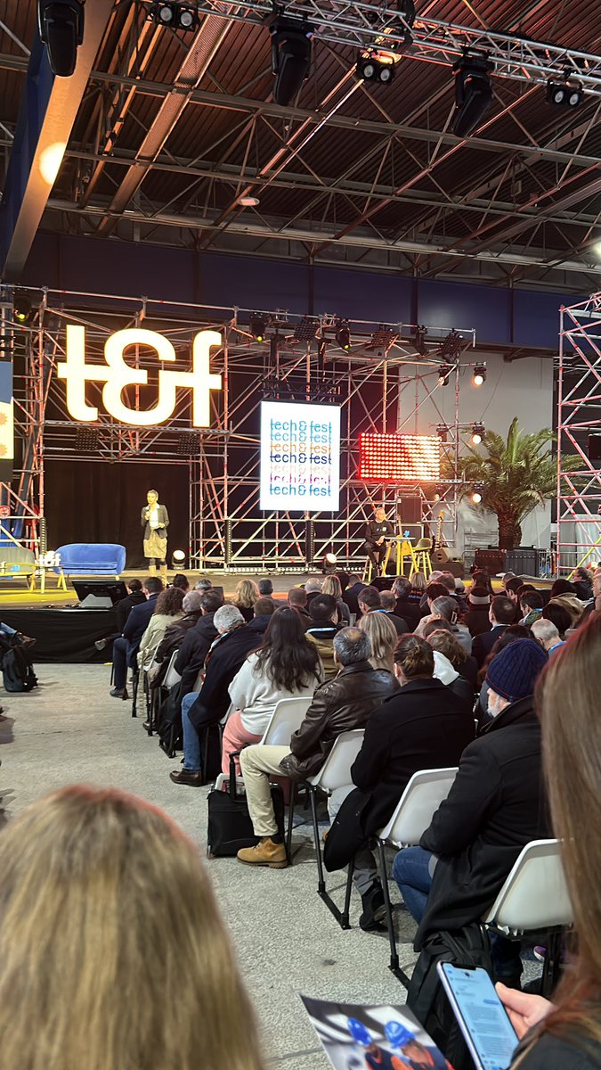 Ouverture du festival tech&amp;fest avec Maud Vinet qui défend « une Tech utile et ambitieuse » 
#techandfest #innovation