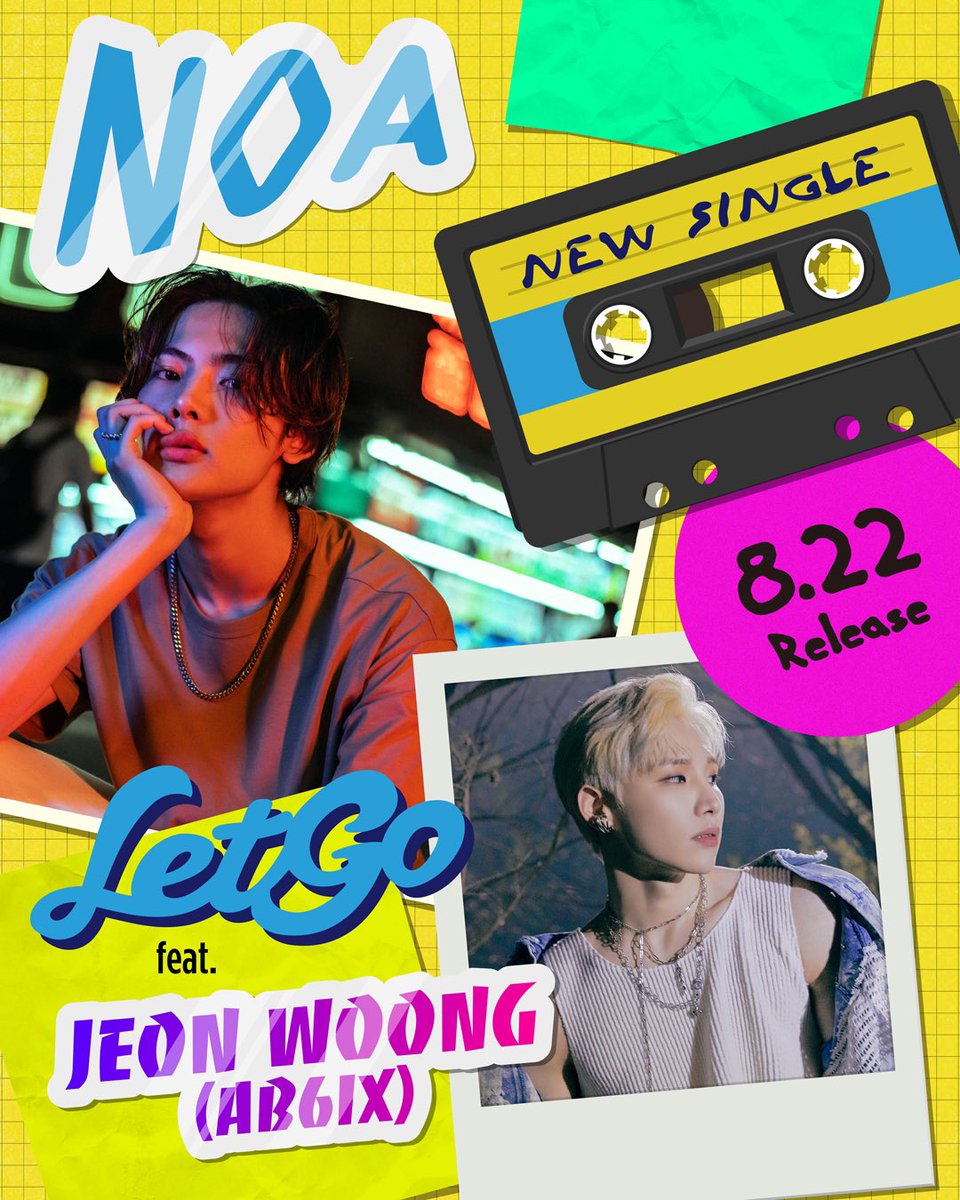 kazgama's tweet photo. Are you guys ready? I will be back with a catchy new melody wrapped in Let Go as the title. The another good news is that I am not working alone this time because I have Jeon Woong hyung of AB6IX as my companion! Doesn't the dazzling theme really grab your eyes the most? https://t.co/OSJAaO3wdb