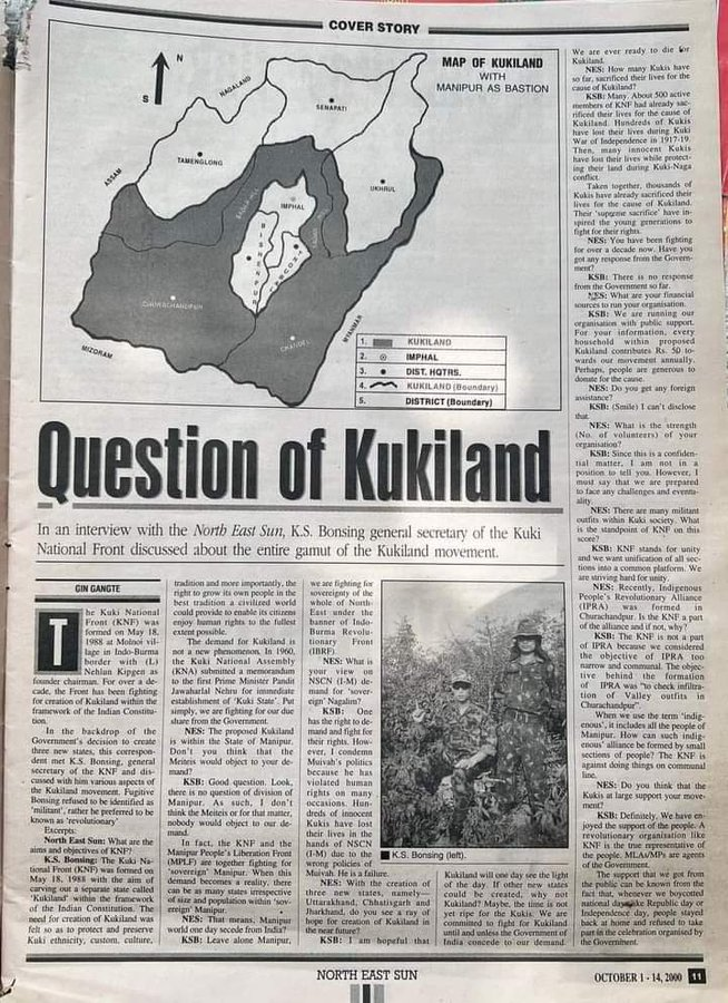 nareshchandra_1's tweet photo. 1998 - Kukiland demand

Dear national and international media: Can't you see their gameplan that has always been the same?

Meiteis did not start this war!!

@aajtak @ABPNews @adgpi @AlJazeera @BBCBreaking @BBCHindi @BBCWorld @CNBCTV18Live @CNN @cnnbrk @cnni @CNNnews18 @DDNewslive @fayedsouza @hrw @htTweets @IndiaToday @IndiaTodayNE @indiatvnews @KaranThapar_TTP @MirrorNow @ndtvindia @NELiveTV @Outlookindia @ravishndtv @republic @sardesairajdeep @the_hindu @thewire_in @TimesNow @timesofindia @ZeeNews @EastMojo @TheCitizen_News @DailyhuntApp @scroll_in @newslaundry @TheQuint @firstpost @indiatimes @AIIndia @HuffPostIndia @theintercept @AP @NDTV @ANI @PTI_News