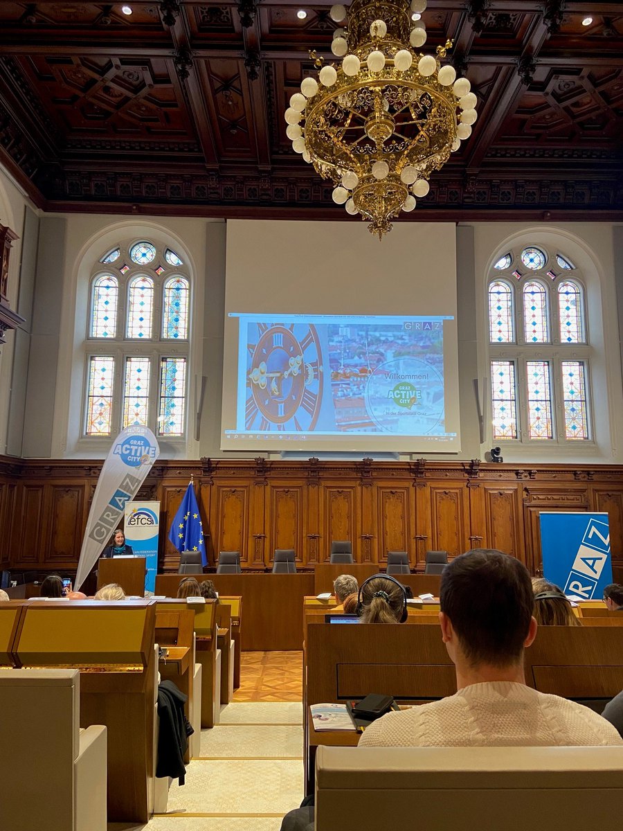 Today, we are in Graz with the project #Pacte+!
The conference started at 9.00am to discuss on "What is “company sport” and its benefits ? How enable &amp; motivate people to be active and do sport at work?". 

Stay turn! 😍