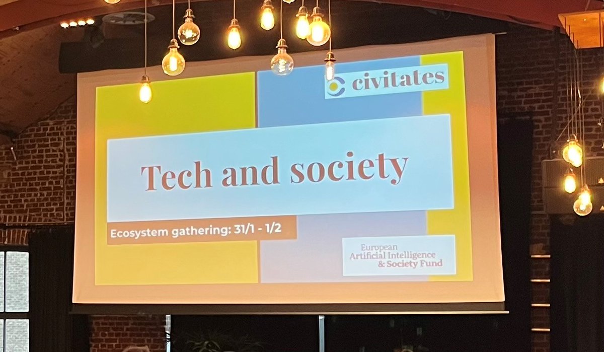 anectweet's tweet photo. ANEC is delighted to attend the joint #Civitates - @EuropeanAIFund Ecosystem gathering. Supported by foundations, civil society organisations working on #AI can share learnings and connect their work to maximise impact.
#standards #inclusiveness #tech #society https://t.co/sIIJZFsxGa