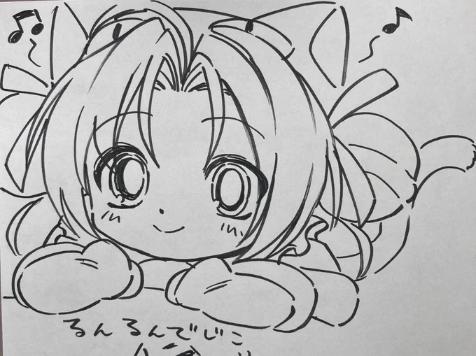 このペン描きやすすぎる 