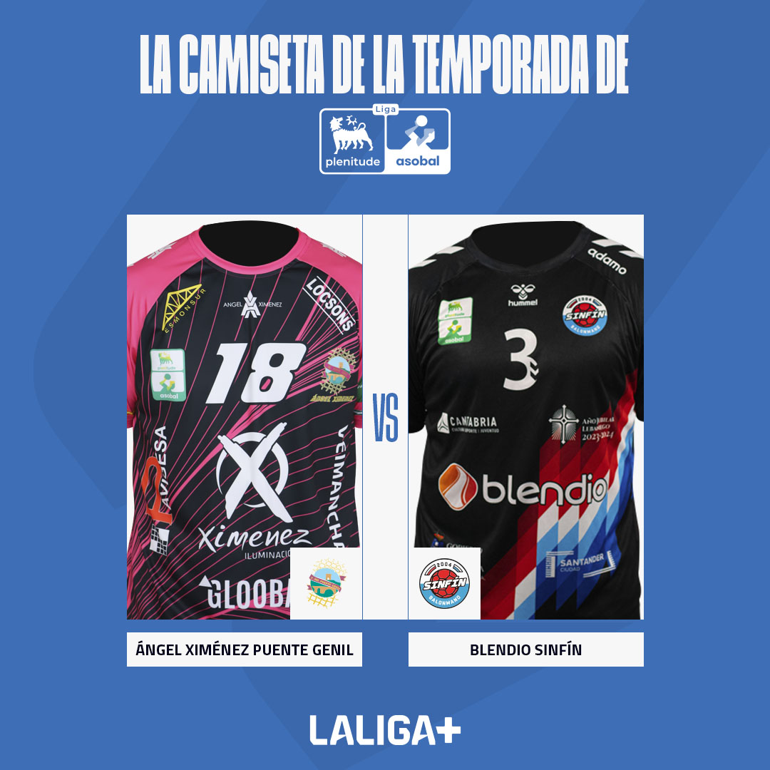 2️⃣ equipos.

🎯 ᴏʙᴊᴇᴛɪᴠᴏ: ser la 𝐂𝐚𝐦𝐢𝐬𝐞𝐭𝐚 𝐝𝐞 𝐥𝐚 𝐭𝐞𝐦𝐩𝐨𝐫𝐚𝐝𝐚 de <a href="/ASOBAL/">ASOBAL</a>.

<a href="/AngelXimenezBM/">BM Cajasol Ángel Ximénez Puente Genil</a> ⚔️ <a href="/bmSinfin/">Blendio Sinfín Santander</a>

🗳️ Tú decides cuál es la más bonita 👇
