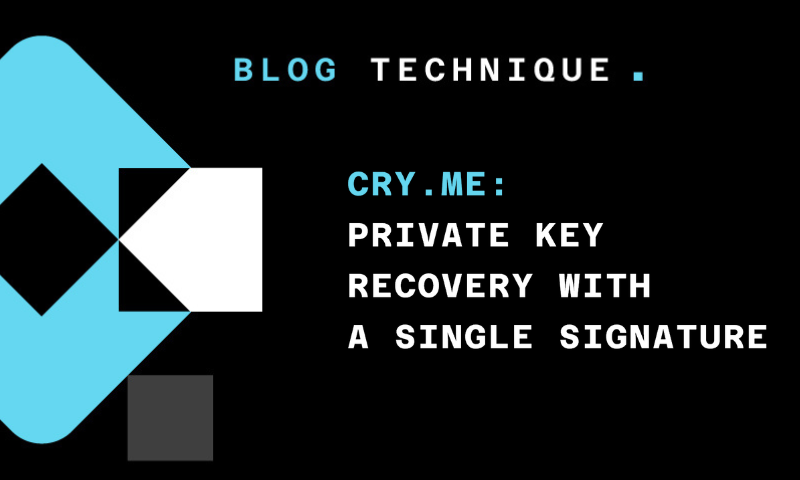 Amossys_labs's tweet photo. Discover the new #blog post of our #ITSEF Lab ! We explore one of the vulnerabilities we found during the last inter-ITSEF challenge organized by @ANSSI_FR &amp; explain how we exploited it: can we find a secret key from a single signature? 👉https://t.co/EdWVXws1sx
#cryptography https://t.co/rBemM58bJF