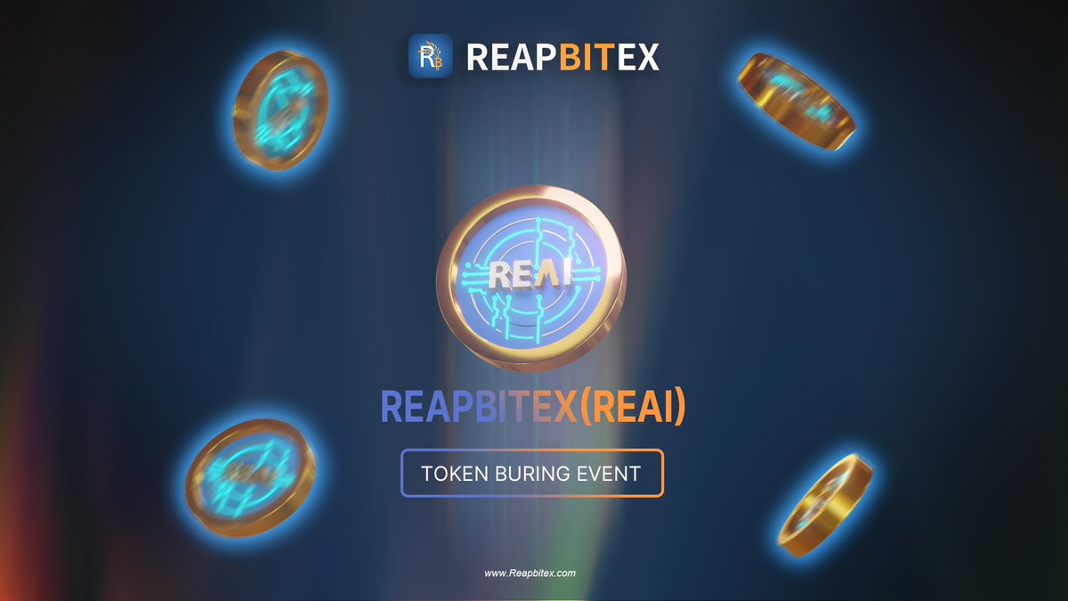 Reapbitex's tweet photo. 🔥REAI Token Burning Event! 🔥 Experience the heat as Reapbitex ignites a transformative event, intensifying the value of our new coin, REAI. Don't miss the fiery spectacle! 🔥 #TokenBurning #REAI #CryptoHeat #Reapbitex https://t.co/ywhXsIwWMr