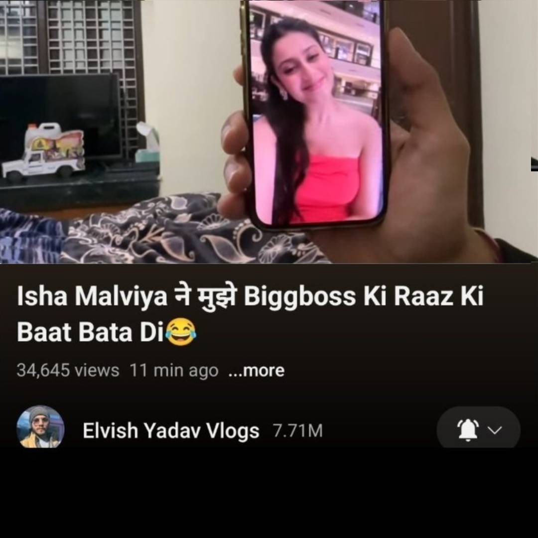 #ElvishYadav Ki #IshaMalviya Se Video Call Par Baat. 
Kya Aap Dono Ko Music Video Me Dekhna Pasand Karenge?

RP🔄 -- NO
LIKE❤️ -- YES