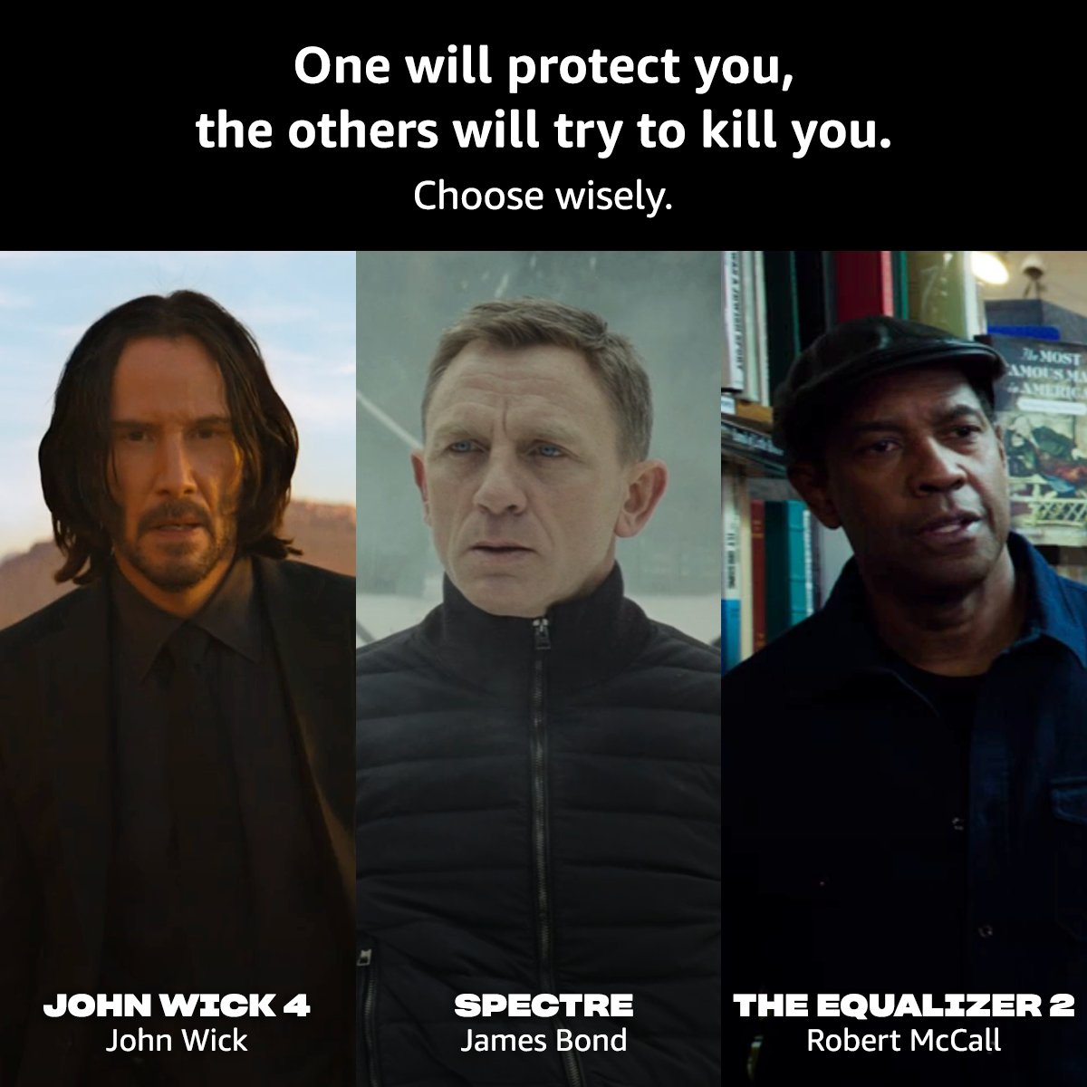 primevideomy's tweet image. In Wick We Trust. 

#JohnWick4 #Spectre #TheEqualizer2