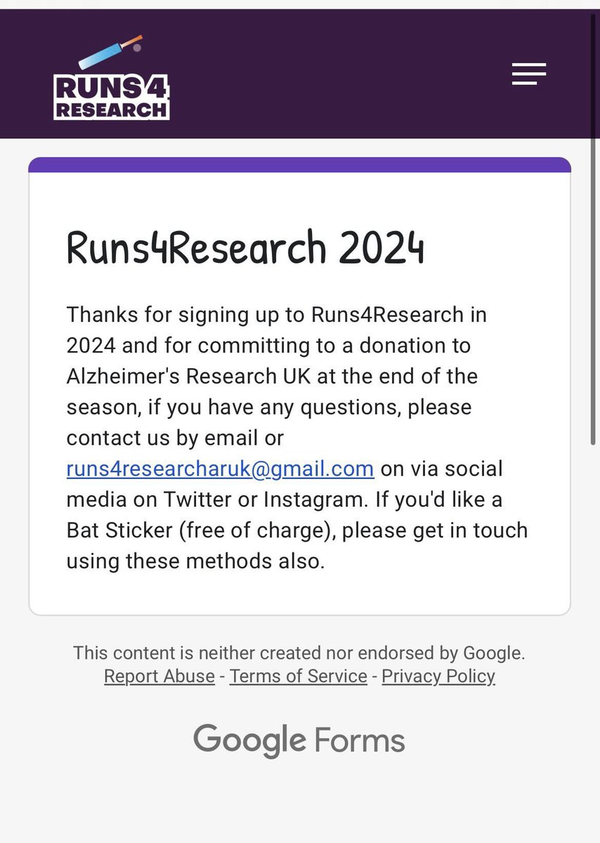 ❕WE’RE LIVE❕
Our signup form for the 2024 #Runs4Research season is now live!

1️⃣ Go to runs4research.org.uk/signup

2️⃣ Once you’ve competed the form, you should see the confirmation screen (see below). If you don’t, try again or get in touch! 

1/2