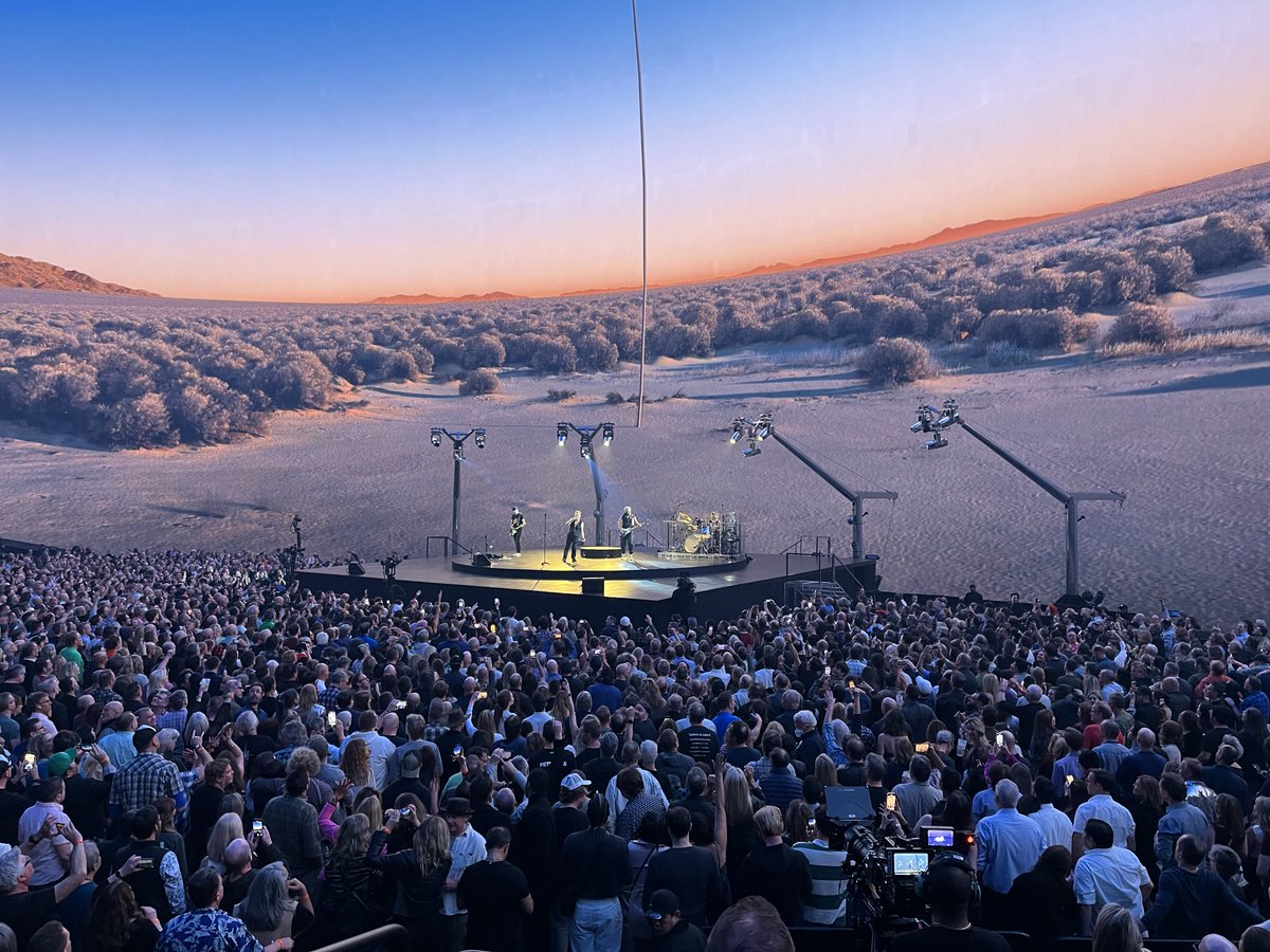 The whole middle section is pretty loose and a ton of fun - they also did "My Way" in there, and the "Rock the Casbah" cover was sort of a gag, Bono forgot the words to the verse and started ad-libbing. 

One of the best big shows I've ever seen #u2uvsphere