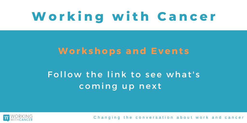 WorkWithCancer's tweet photo. Have you visited our website to view our Webinars and Workshops?
We have some upcoming sessions that you might find helpful.
Book today to secure your place and share this with anyone who think you may be interested.
https://t.co/3femK7R1zh
#workwithcancer #cancersupport https://t.co/JGLh3L6M3r