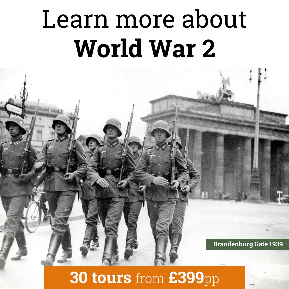 If you’re looking to learn more about the events of #WorldWar2, we’re guaranteed to have the tour for you. From the key locations connected to the #ThirdReich to the role of the #SpecialOperationsExecutive, secure your place soon >> ow.ly/K1Co50QtwOv