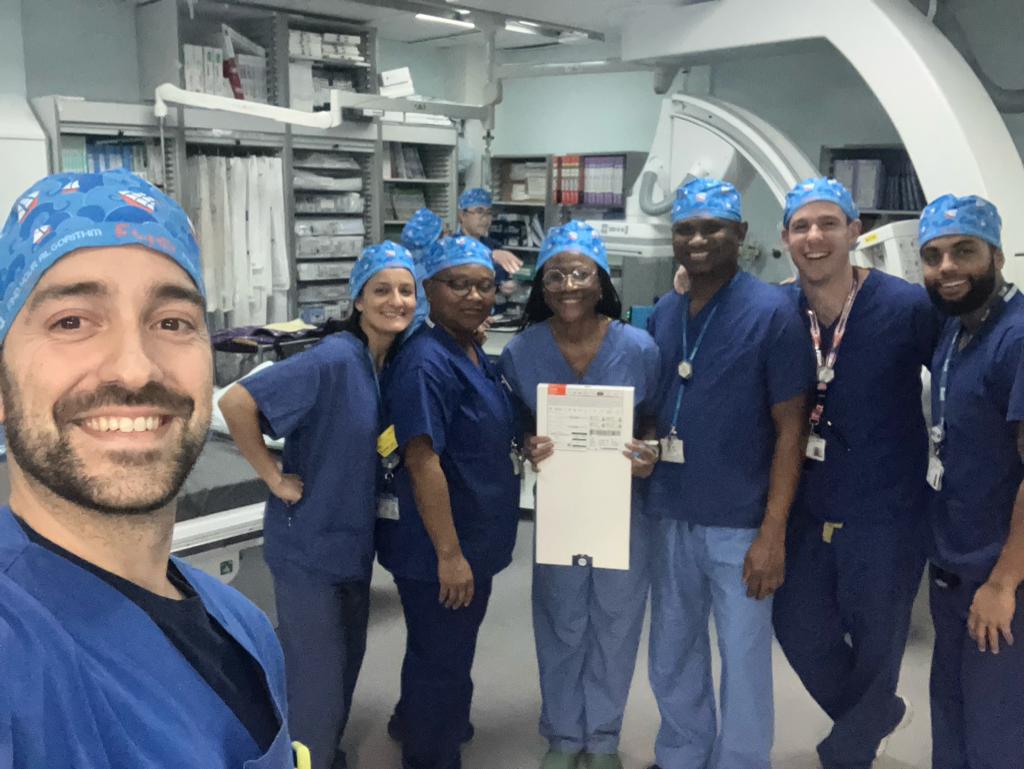 Biotronik_UK's tweet photo. Northwick Park Hospital's first UK cases using the Oscar multifunctional catheter are a success, thanks to Dr. Lorenzo Patrone, Mr. Selva Theivacumar, and the radiology team's outstanding support!
#OscarMulti #NorthwickPark #CLIfighters https://t.co/tJgXXqjB9j