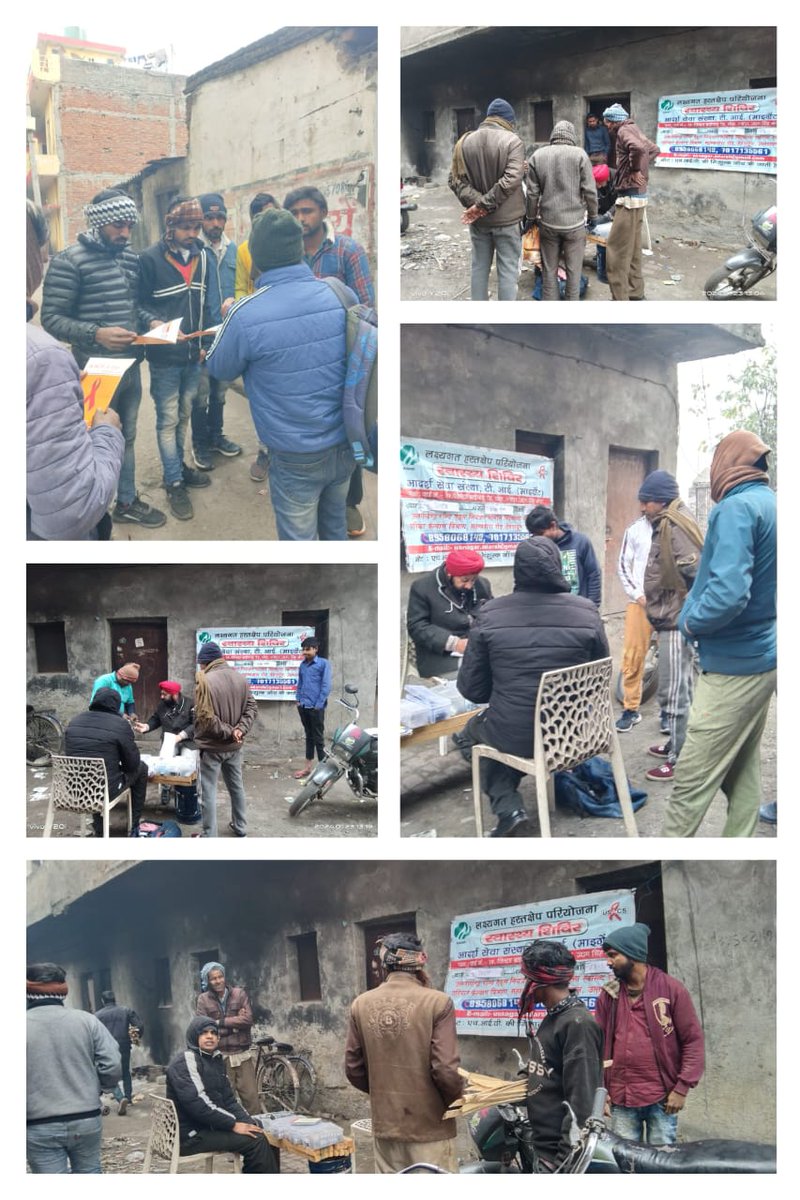 USACS through T.I NGO Adarsh Sewa Sansthan (Migrant) working in Rudrapur, District Udham Singh Nagar conducted a Health Camp at Trimurty site & awareness session at Golmadiya site for migrant labours. In the Health Camp information on HIV/AIDS STI & T.B. was given to the migrants