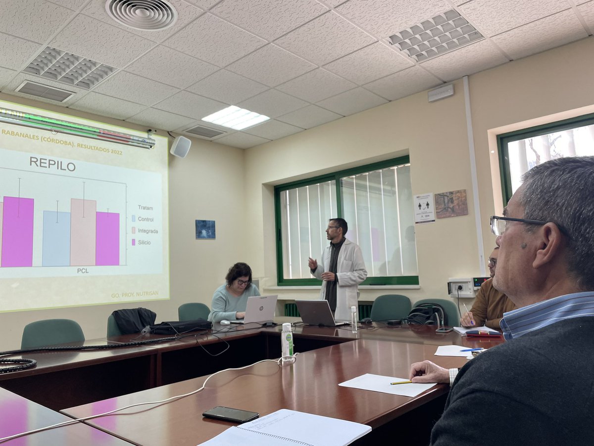 citoliva's tweet photo. 🆕 "El uso de hongos entomopatógenos junto a una fertilización ajustada al estado nutricional del🌳permite un mejor control de B.oleae,que el empleo de agroquímicos y una fertilización tradicional"

➡️Es uno de los avances de #nutrisan que hemos presentado en la @Univcordoba https://t.co/VnWpuWugtv