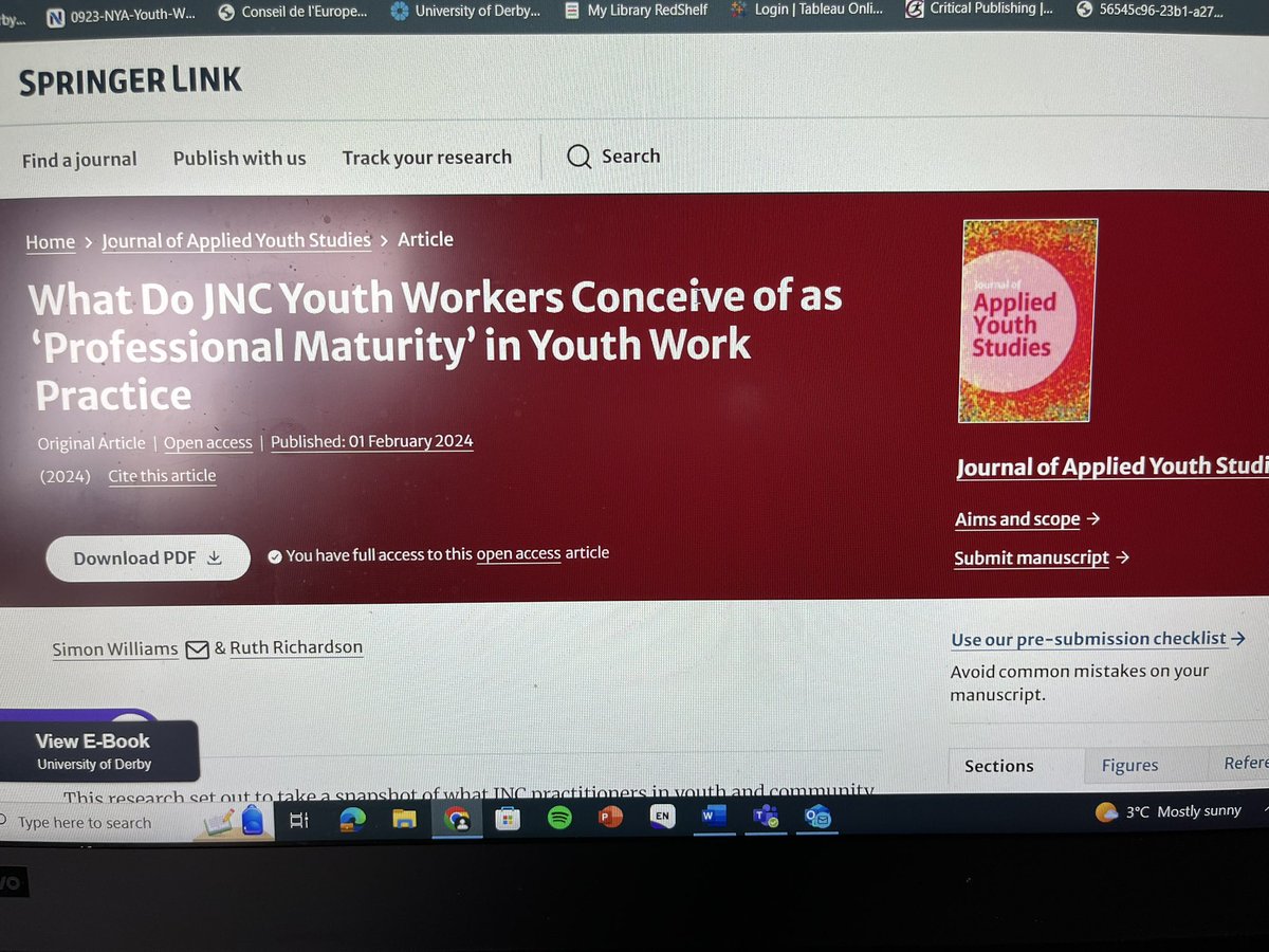 Very excited about the publication of our new article!
