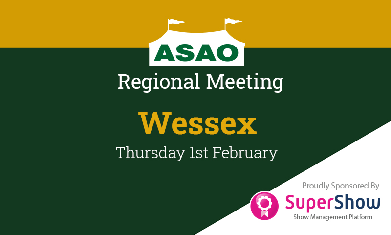 Wessex Regional @ASAOshows meeting takes place today at @BathandWest - #productivity #planning #agriculturalshows #showsoftware - proudly sponsored by SuperShow Agricultural Show Software @SupershowP