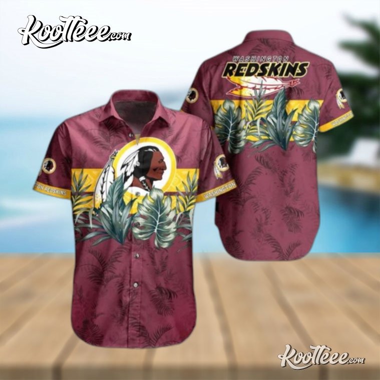 Washington Redskins NFL Tropical Hawaiian Shirt #WashingtonRedskins #koolteee koolteee.com/product/washin…