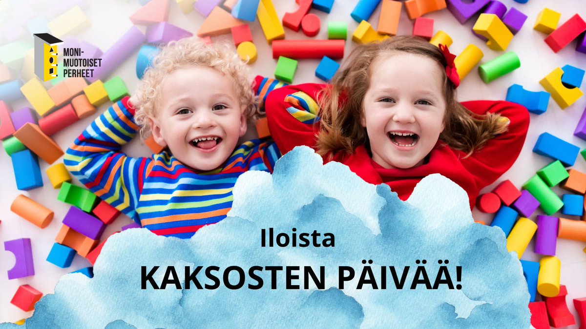 kaikkiperheet's tweet photo. Erinomaista kaksosten päivää! Kaksosia syntyy Suomessa vuosittain noin 600 perheeseen, eli saamme maahamme vuosittain noin 1200 upeaa yksilöä, joilla on kaksonen. 👶👶 Onnea!
#KaksostenPäivä #ValtakunnallinenKaksostenPäivä #Kaksonen #Monikkoperheet
*Postaus on ajastettu https://t.co/OBc5XeZCXb