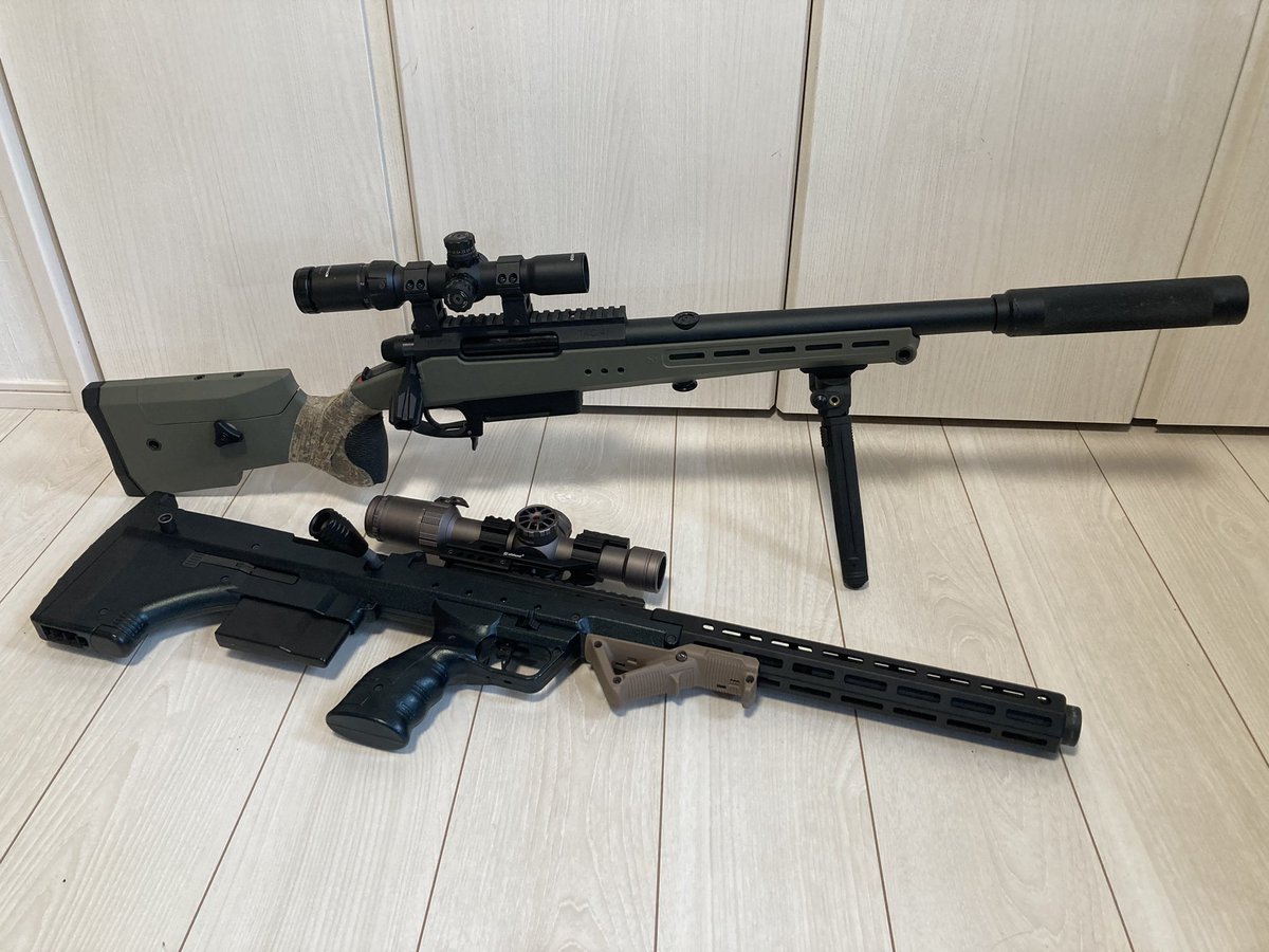 namba_36's tweet photo. ピストンが重たすぎる気がしたのでついでに少し軽くしました！
SRSもTAC41もいい感じ
＃SRS
＃TAC41
＃サバゲー
＃スナイパー https://t.co/Jhj3mhUWFz