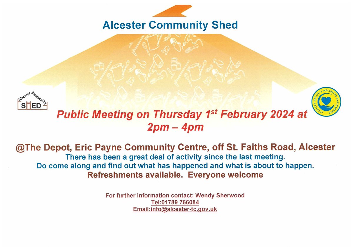 TODAY!!!
It will be good to see you!
#alcester #menssheds #communityshed #repaircafealcester #repaircafe