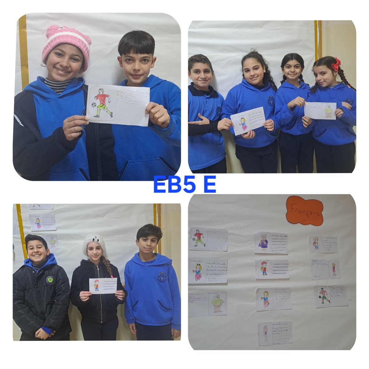 Je suis fière de vous mes chers élèves.
Travail par pairs #décrire une personne📝
Thème de la description physique
#classe: EB5
<a href="/MakAishaSchool/">MakAishaSchool</a>