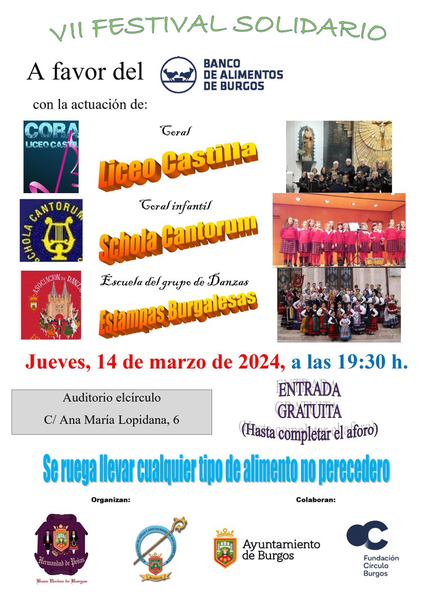 Ayer presentamos en rueda de prensa el VIII Festival Solidario y el IX Concurso de Relatos "Memorial Pedro Torrecilla"
a los medios de comunicación, junto a <a href="/antonquirce/">J.A.Anton</a> Silvia de <a href="/FCirculoBurgos/">Fundación Círculo</a> y miembros de la Federación de Peñas de San Lesmes