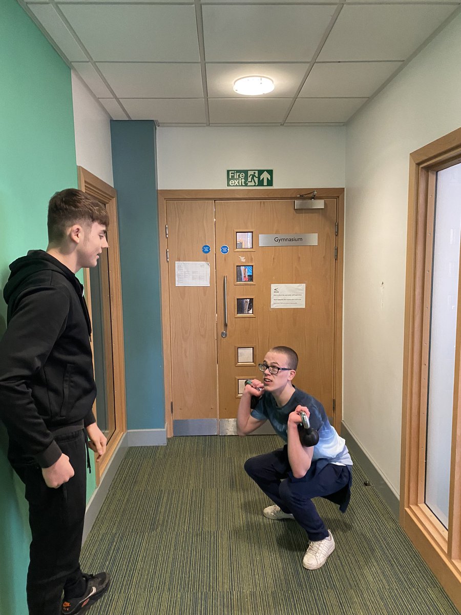 DerbyColSport's tweet photo. DC_Gym group working hard with Pathways group from Derby College. Making excellent progress, building relationships and developing confidence! #6weekprogram https://t.co/g9fKCLi6En