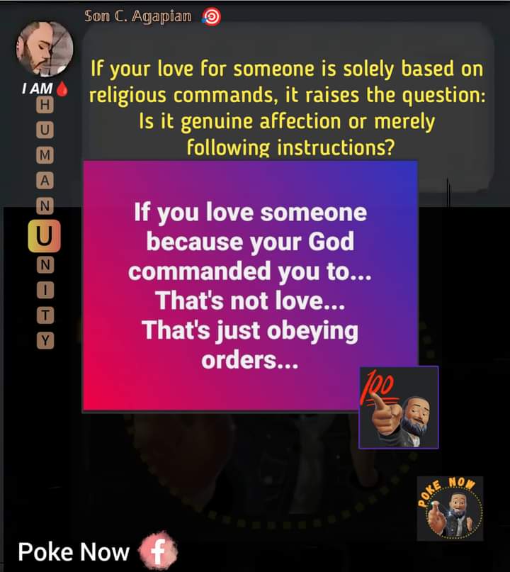 Pokenow9's tweet photo. #Why #does #your #God #command #you #to #love #your #enemies #when #he #eternally #torments #his?
#PokeNow 
@pokenow9
@followers
#protest https://t.co/QB1BFAySxY