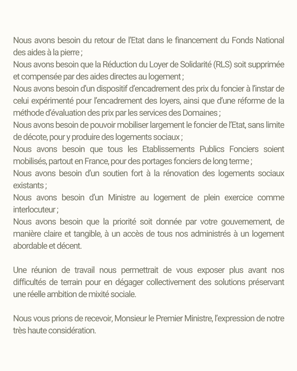PierreHurmic's tweet photo. 🔴 J’ai écrit avec mes collègues maires au Premier Ministre @GabrielAttal pour exprimer notre très forte inquiétude sur le détricotage de la loi SRU.
La production de logements sociaux est une priorité, à l’heure où la crise sociale s’aggrave ! https://t.co/B22FjPeKPw