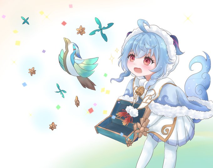 息抜き絵 ロリ甘雨ちゃん～ #原神