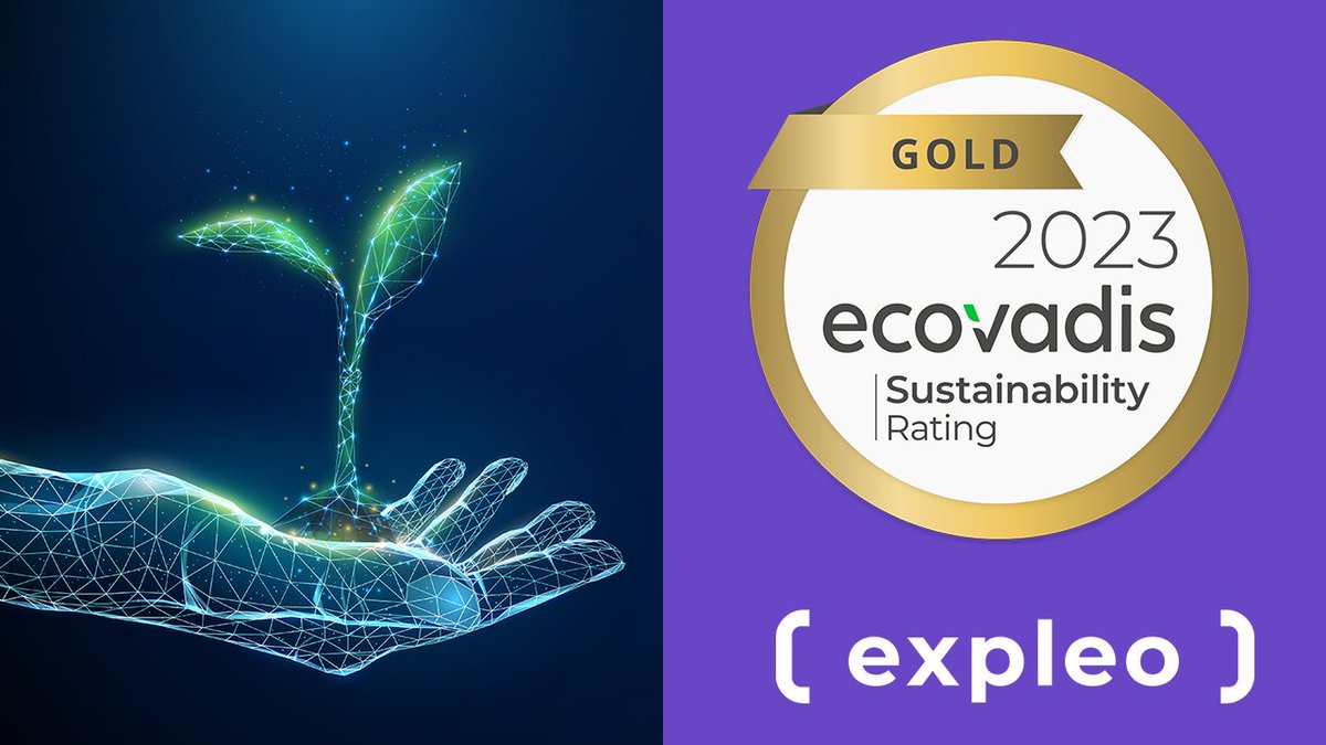 🟢🏆 We're delighted to receive an EcoVadis gold award for sustainability, a testament to our 'innovate sustainably, grow responsibly' ethos. Learn more 👉

expleo.to/3w0wWRJ