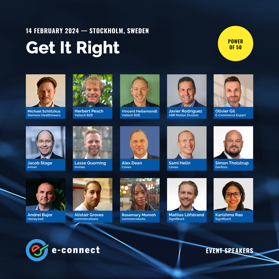 CopperbergAB's tweet photo. 🎤 All-star speakers? Check! Your chance to learn from the best in #B2Becommerce is here. 🤝 Connect with #ecommerce experts at #econnect in Stockholm. Don’t miss this day of knowledge & networking on Feb 14!
🎟️ Sign up here: https://t.co/wJWo2VmNPY
#manufacturing https://t.co/V53dXSomAV
