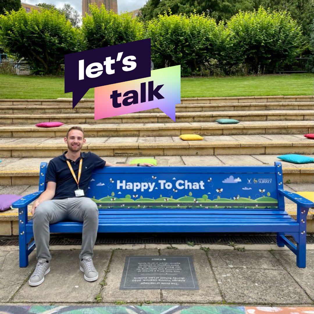 It's #TimeToTalk! At the University of Surrey, we're here for you 🤍
 
Whether you need to talk about your well-being or need help with the more practical side of university life, there are support services available 🤝 ow.ly/qxLe50QwFtL