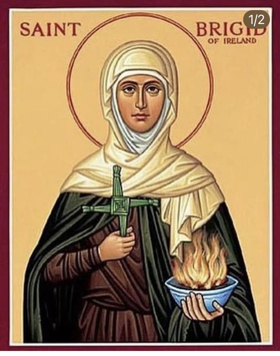 Happy #StBrigidsDay #SBD2024 #LaFheileBride our patron saint of healing and reconciliation More here open.spotify.com/episode/1GYSJH…