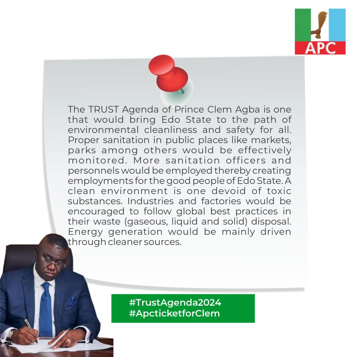 kom4tah's tweet photo. Prince Clem Agba - TRUST AGENDA 2024
#EdoliteSupport #agbaforedoticket #trustclemagba2024 #EdoAgenda2024 #APCNigeria #trustagenda #APC
#PrinceClemIkanadeAgba
#trending #Nigeria #twittercommunity 
#politicsinNigeria #Edodecide2024 https://t.co/C4e6DwMHoV