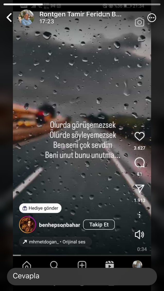 Abi ebenin ki diyorum hani