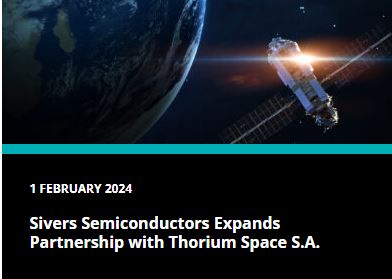 We taking our partnership with @Thorium Space S.A. to new heights! With a second-phase contract valued at $2.9 Million, we're driving the next generation of satellite communications systems.
sivers-semiconductors.com/press/sivers-s…
#satcom #Sivers #satellitecommunications #chipdesign #wireless