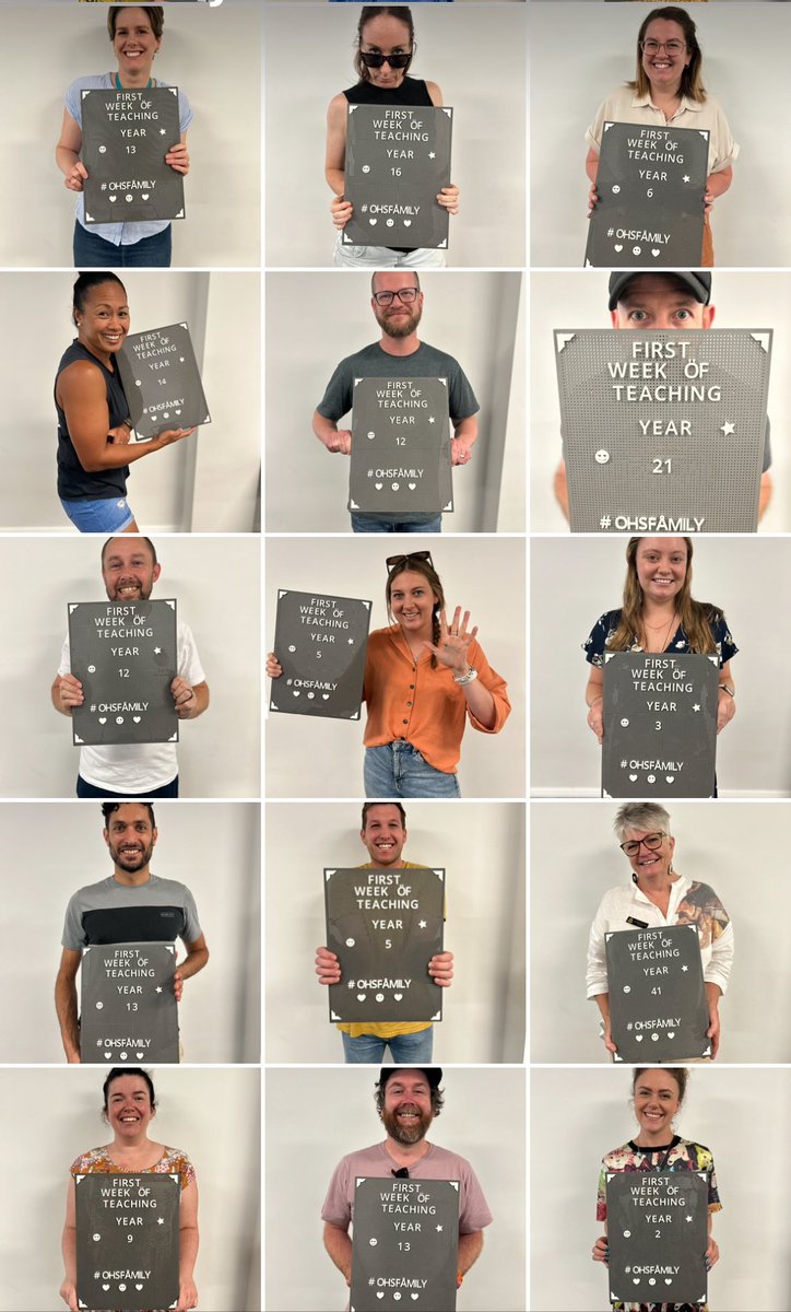 HighNSW's tweet photo. Our teachers are so excited to welcome back our brilliant students in 2024. Our staff version of first day of school photos, such an incredible mix of experience and passion for teaching. 🐝💛🖤 #lovewhereyouteach https://t.co/oGVctynKDV