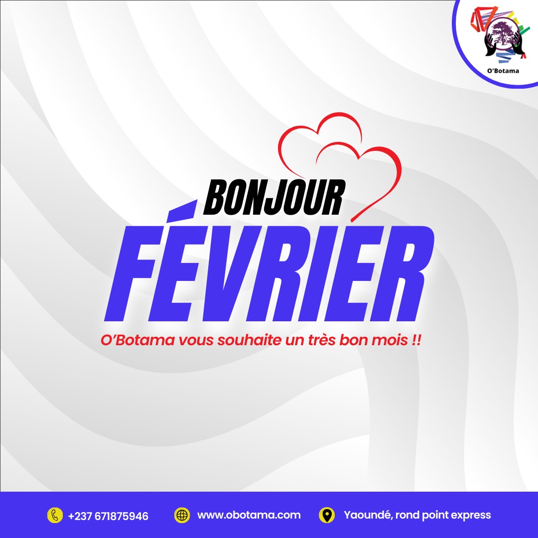 Excellente mois de février à tous !!!
#newmonth #OBotama  #incubateur #coworking