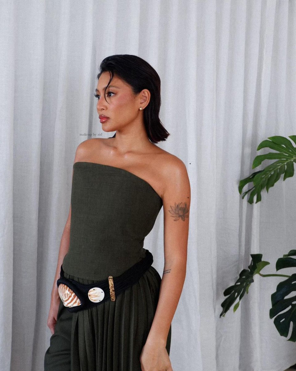 NaddictsOfc's tweet photo. #NadineLustre today for @oppophilippines 💚hair by @paulnebres styled by @lynalumno #MakeupByZid biggest thank to @jellyeugenio for making this happen 🥰 

📽📷 makeupbyzid https://t.co/5amREFPxP3