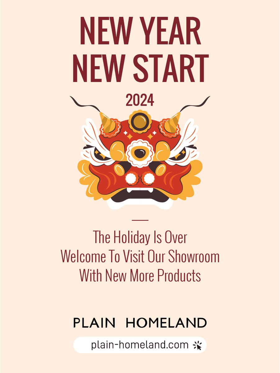PLAINHOMELAND's tweet photo. My Dear Friends,
Happy New Year ! We are back to office and start the work today!  May the upcoming year bring new opportunities and market share. Wishing you all a prosperous New Year and filled with more expected accomplishments. Welcome your inquire and visit us. https://t.co/e6WFZHrWUh