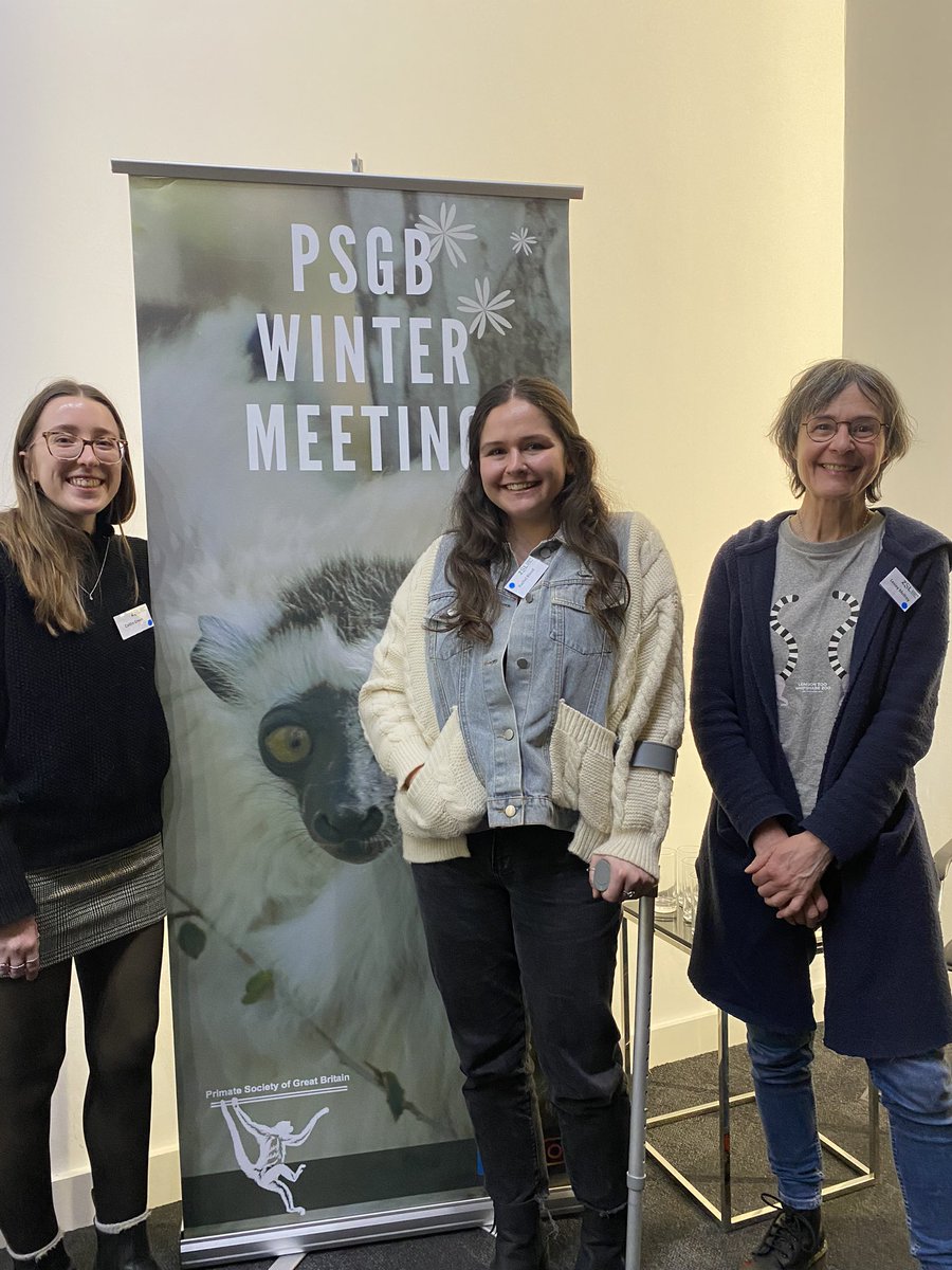 PSGB Students (@psgbstudent) on Twitter photo We had an excellent time at the <a href="/PrimateSociety/">PrimateSocietyGB</a> Winter Meeting and we hope you did too! A huge thank you to all of the incredible speakers and those who organised the event!🌿🐒 #PSGB2024 We had an excellent time at the <a href="/PrimateSociety/">PrimateSocietyGB</a> Winter Meeting and we hope you did too! A huge thank you to all of the incredible speakers and those who organised the event!🌿🐒 #PSGB2024