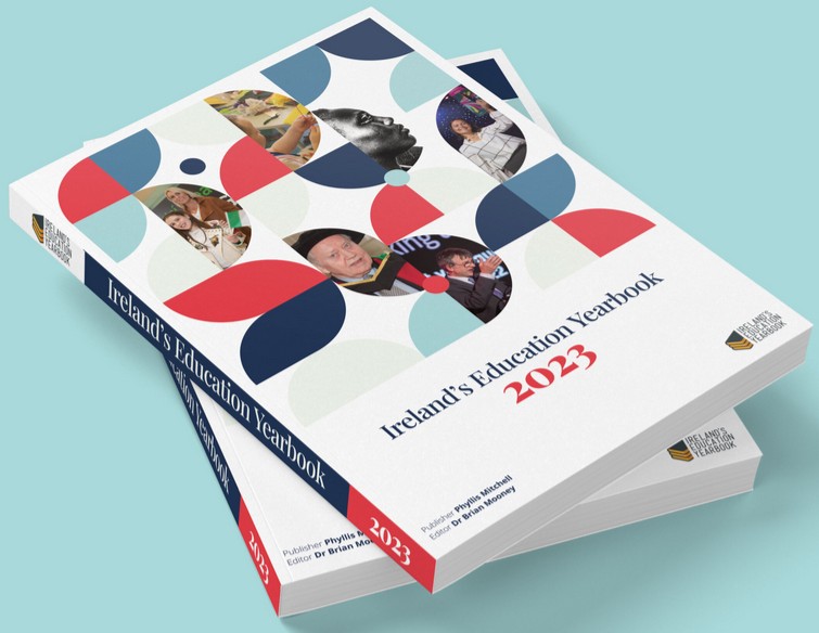 Ireland's Education Yearbook 2023 #edmatters2023 is now available! Over 80 articles on education at all levels in Ireland You can buy print copies📕 irelandseducationyearbook.ie/product/irelan… and read the Yearbook online👩‍💻 irelandseducationyearbook.ie/irelands-educa… Please RT and help us spread the word #edchatie