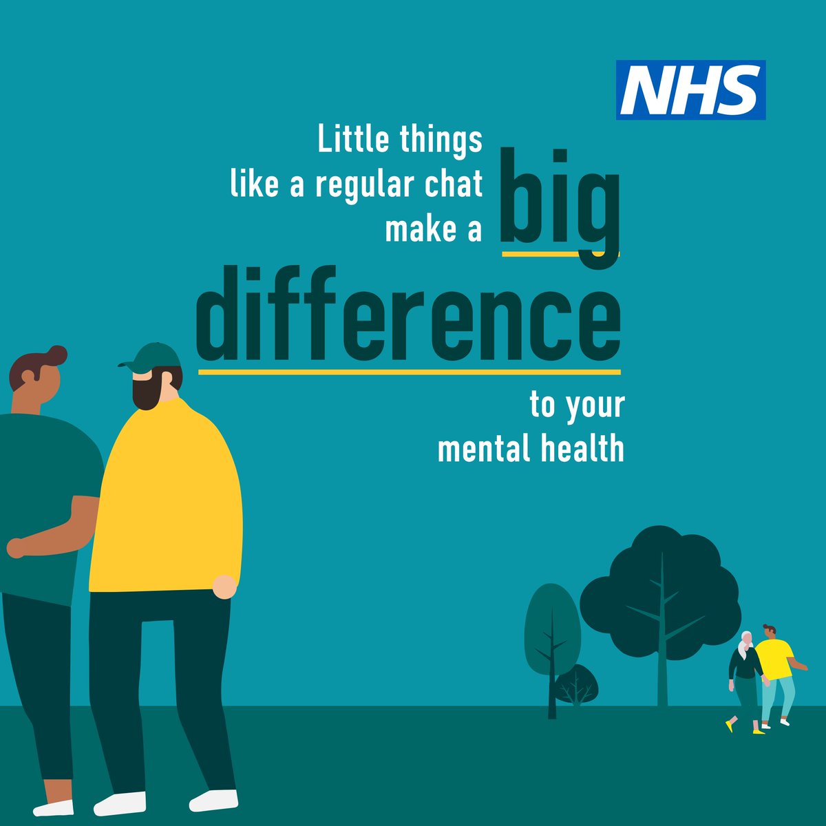 Talking to someone about how you are feeling can improve your mental health and wellbeing. Little things can make a big difference. Find out more ➡️ nhs.uk/every-mind-mat… #TimeToTalk