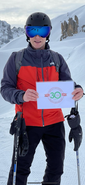 BeepDoctors's tweet photo. Our founder Dr. Theo hit the French slopes this week and launched our Logo Tour 2024!  Celebrating 30 years of Beep Doctors ❤️ Please join our celebration, raise charity awareness📸Share our logo from your corner of the world🌍 #logotour2024 https://t.co/nebhDtyEHR