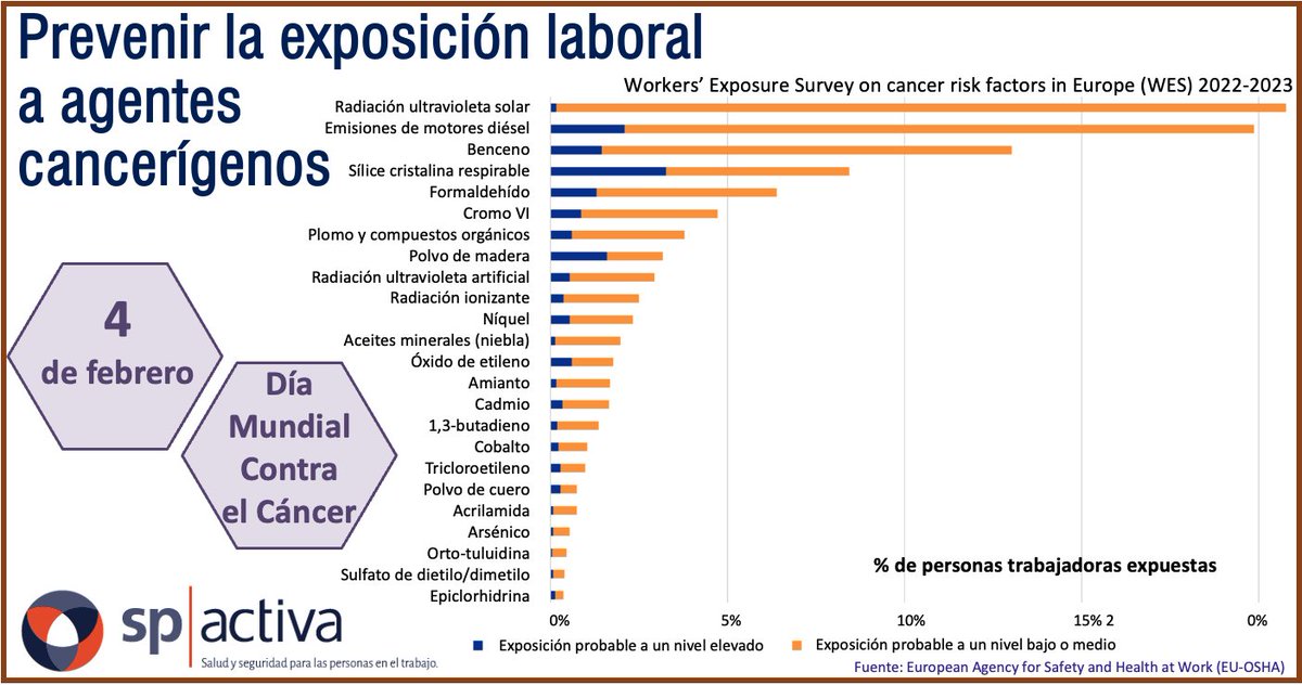 Prevenir la exposición laboral a agentes cancerígenos
El 4 de febrero es el Día Mundial contra el Cáncer
spactiva.es/es/prevenir-la…ººaboral-agentes-cancerigenos