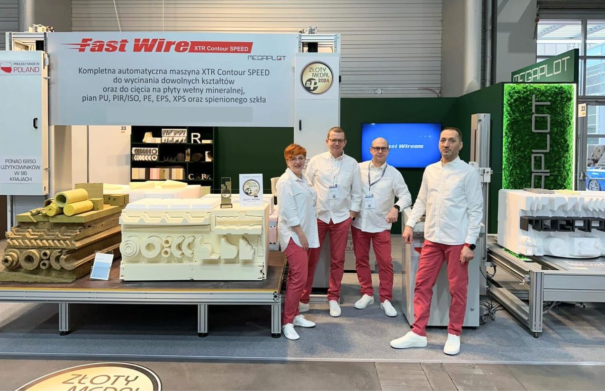 BUDMA Day 3! Our team is ready! Stop by our booth No. 33 in Hall 6 to see the latest in the abrasive wire and hotwire technologies. Our latest & greatest - and the 2024 Gold Medal winner - XTR Contour SPEED is already a huge success! #proudlyMadeInPoland